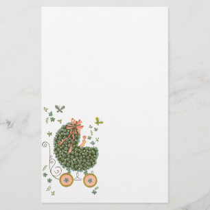 Baby Buggy Stationery Brevpapper