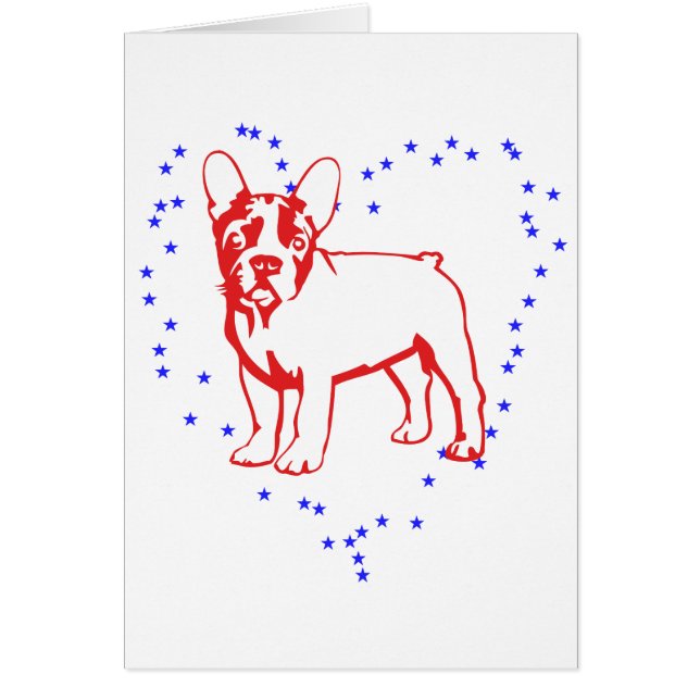 Baby Bulldog Hälsningskort (Framsidan)