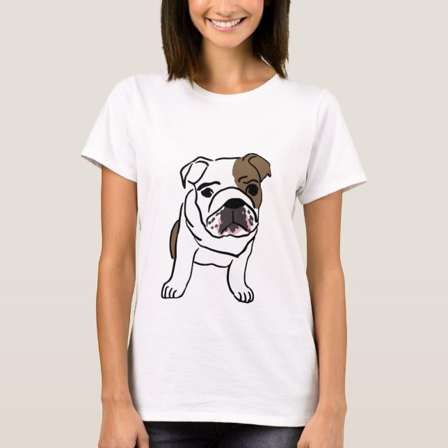 Baby Bulldog T Shirt (Framsida)