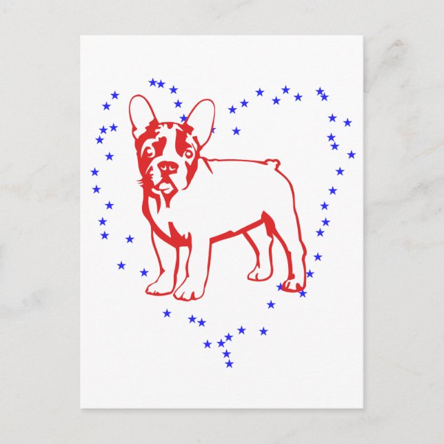 Baby Bulldogg Vykort (Framsida)