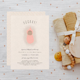 Baby Bundle Girl Baby Shower-inbjudan Inbjudningar