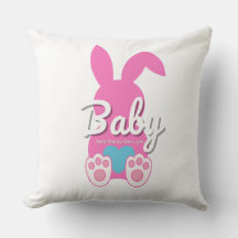 Baby Bunny Dekorativ kudde - Cute FamilyThrow Cush