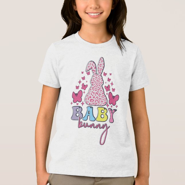 Baby Bunny Glad påsk Dag Design-60673 T Shirt (Framsida)