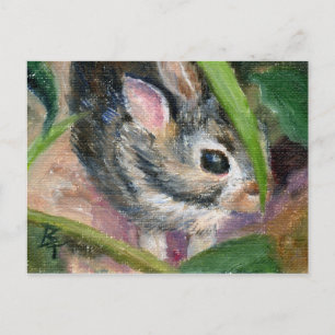 Baby Bunny Gömmande Vykort