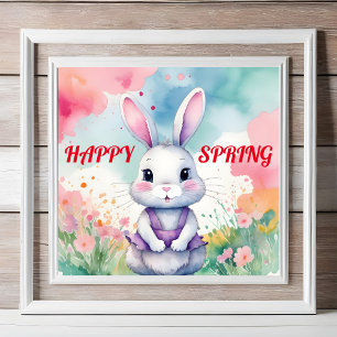 Baby Bunny i Vår Poster