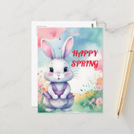 Baby Bunny i Vår Vykort