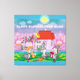 Baby Bunny liten Canvastryck