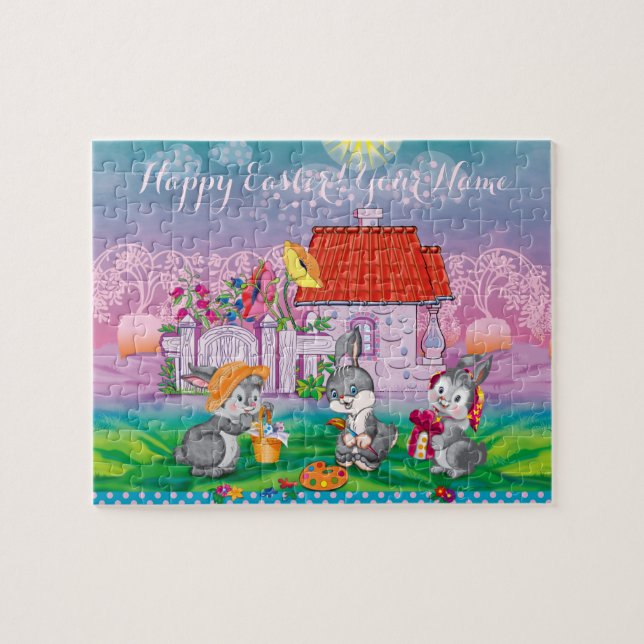 Baby Bunny liten Pussel (Horisontell)