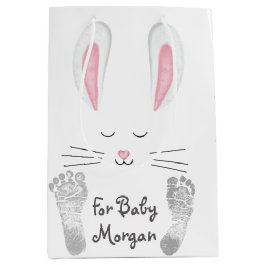 Baby Bunny med fotavtryck