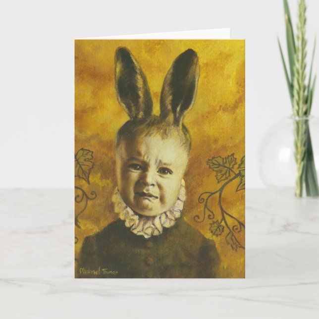 Baby Bunny Mutant Hälsning Card Kort (Framsida)