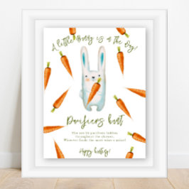 Baby Bunny - Nappjakt spel baby shower Poster