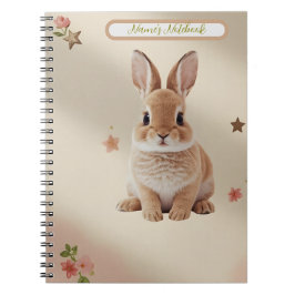 Baby Bunny Pastel Notebook Anteckningsbok