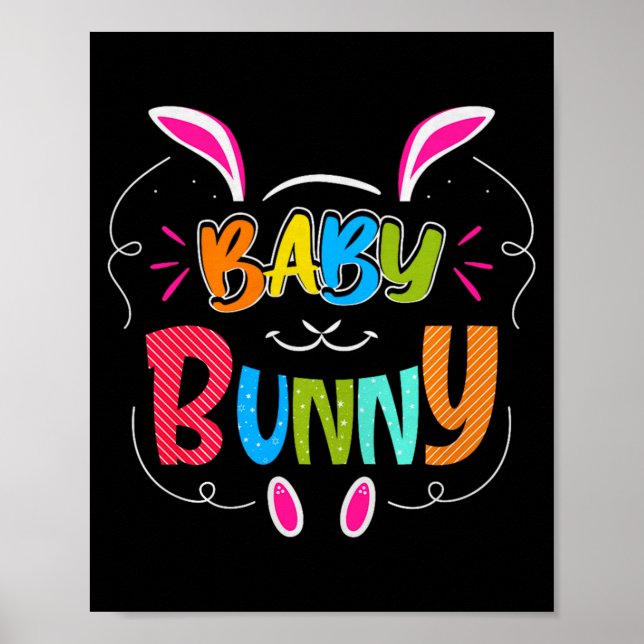 Baby Bunny Premium Tri-blend  Poster (Framsidan)