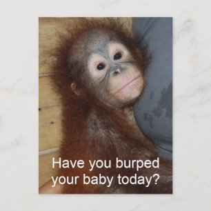 Baby Burp Vykort