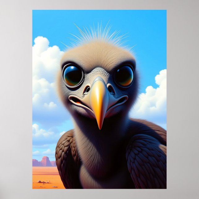Baby Buzzard Poster (Framsidan)