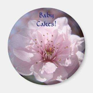 BABY CAKES! Magnet Rosa Blommor Vår Magneter
