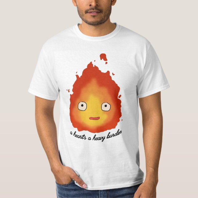 Baby Calcifer art T Shirt (Framsida)