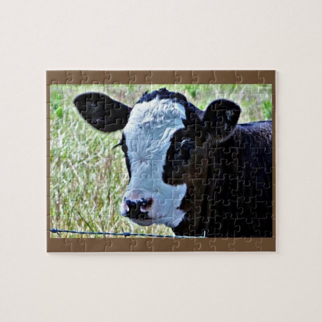 Baby Calf Jigszle Puzzle Pussel (Horisontell)