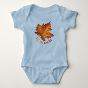 Baby Canada Souvenir Creeper Organic Canada Shirt T