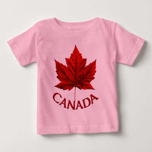 Baby Canada Souvenir Creeper Organic Canada Shirt Tröja (Framsida)