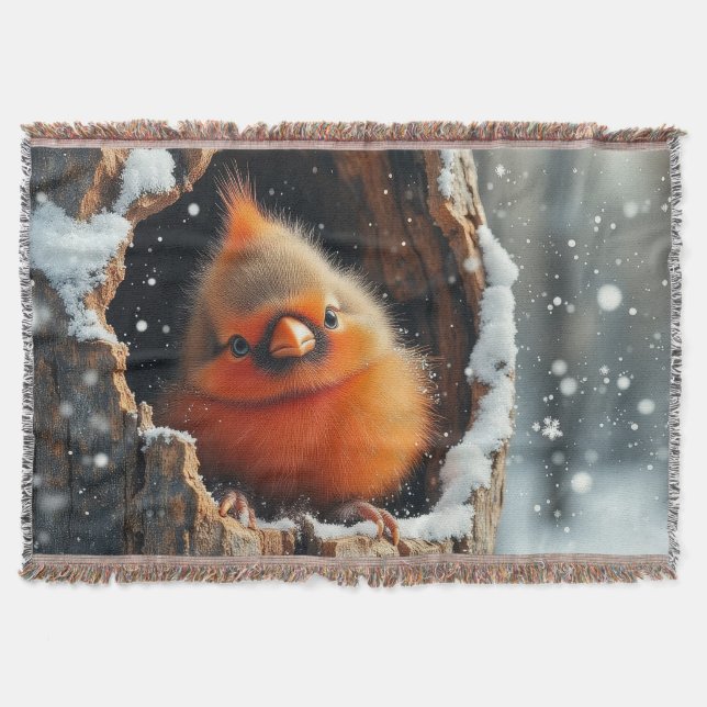 Baby Cardinal  Filt (Framsidan)