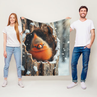 Baby Cardinal Fleecefilt