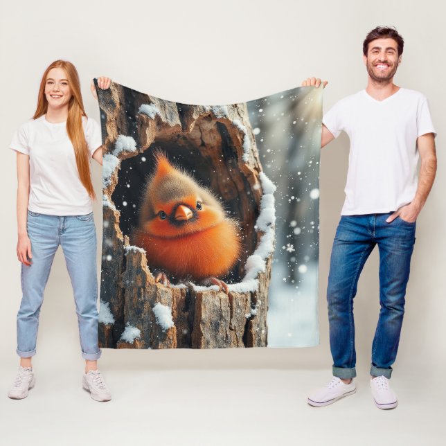 Baby Cardinal  Fleecefilt (På plats)