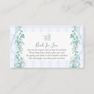 Baby Carriage Bok in Lieu Visitkort