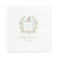Baby Carriage Vapensköld Monogram | Blue Baby Show