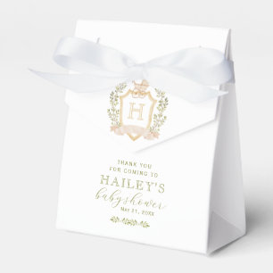 Baby Carriage Vapensköld Monogram Neutralt Baby Presentaskar