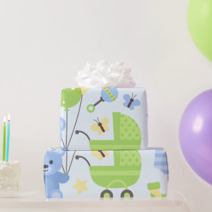 Baby Carrier-Boy Baby Shower Presentpapper