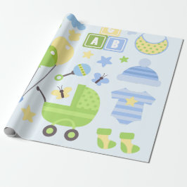 Baby Carrier-Boy Baby Shower Presentpapper