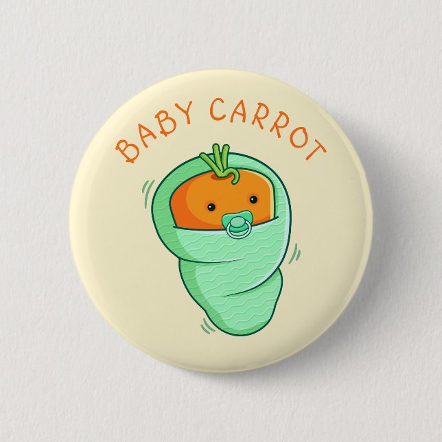 Baby Carrot Pun Knapp (Framsida)