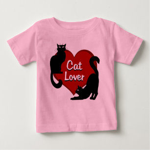 Baby Cat Lover Shirts Cat Lover Småbarn Shirts T Shirt