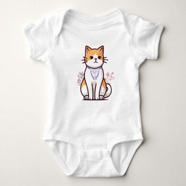 Baby  Cat Lover T-shirt (Framsida)
