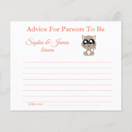 Baby Cat | Råd till babyduschen Mamma & Pappa Flygblad