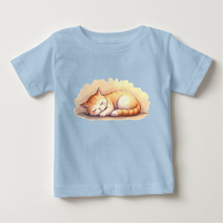 Baby Cat Sleeping T Shirt