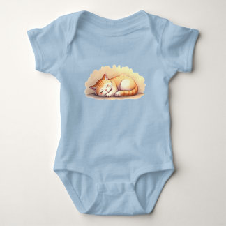 Baby Cat Sleeping T Shirt