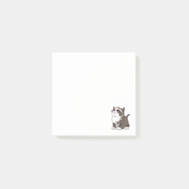 Baby Cat Sticky Notes Post-it Block (Framsida)