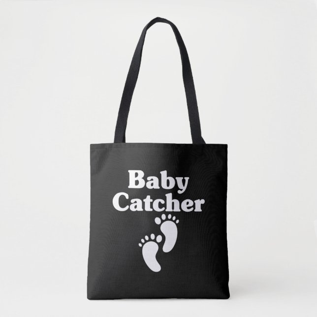 Baby Catcher barnmorska Cute Doula Bird Tygkasse (Framsida)