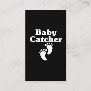 Baby Catcher barnmorska Cute Doula Bird Visitkort