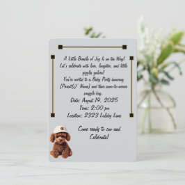 Baby Celebration & Announcement Invitation Inbjudningar