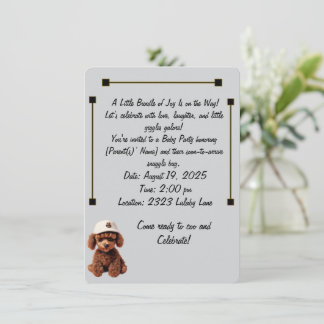 Baby Celebration & Announcement Invitation Inbjudningar