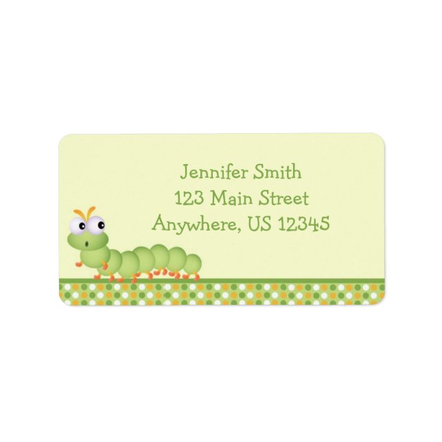 Baby Centipede Adressetikett (Framsidan)