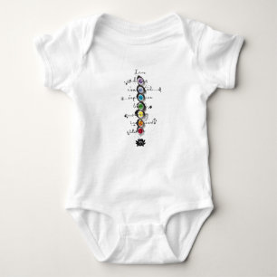 Baby Chakra Positive Affirmation-kroppsdräkt! T Shirt