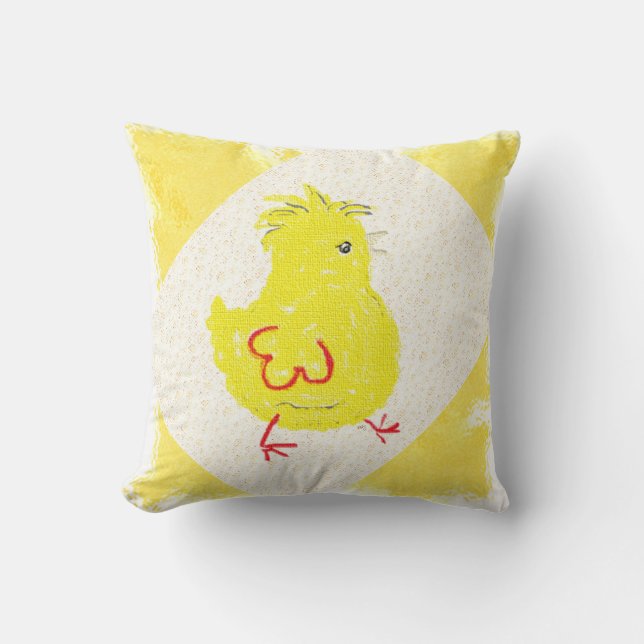 Baby Chick Chick Farm Kudde (Framsida)