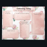 Baby Chick Fresh Spring Mindset Daily Intention Anteckningsblock<br><div class="desc">Start your day by planting the right thoughts. The Cultivating Today Tear-Off Notepad is a daily mindset tool designed to help you clear mental clutter, focus your intentions, and intentionally cultivate the life you want to grow. Inspired by the rhythms of nature and the practice of tending a garden, this...</div>