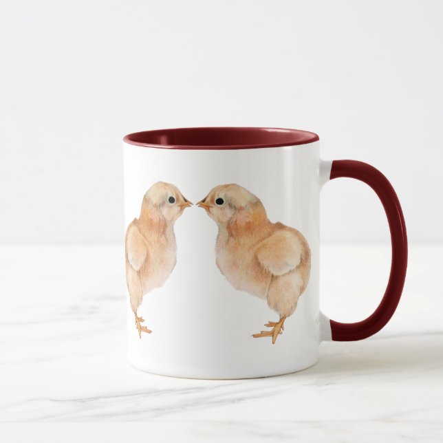 Baby Chick Kärlek Mugg (Höger)