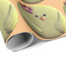 Baby chick, söt gult och rosa kyckling, girig