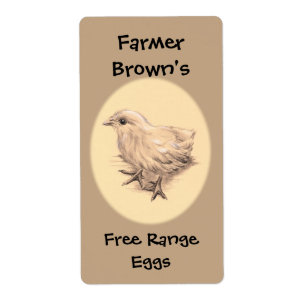 Baby Chicken Teckning Produkt Fraktsedel